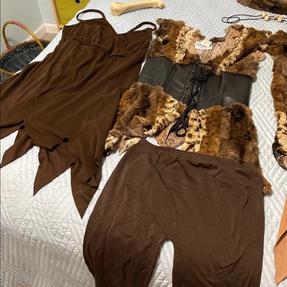 Cave Man and Cave Woman Costume